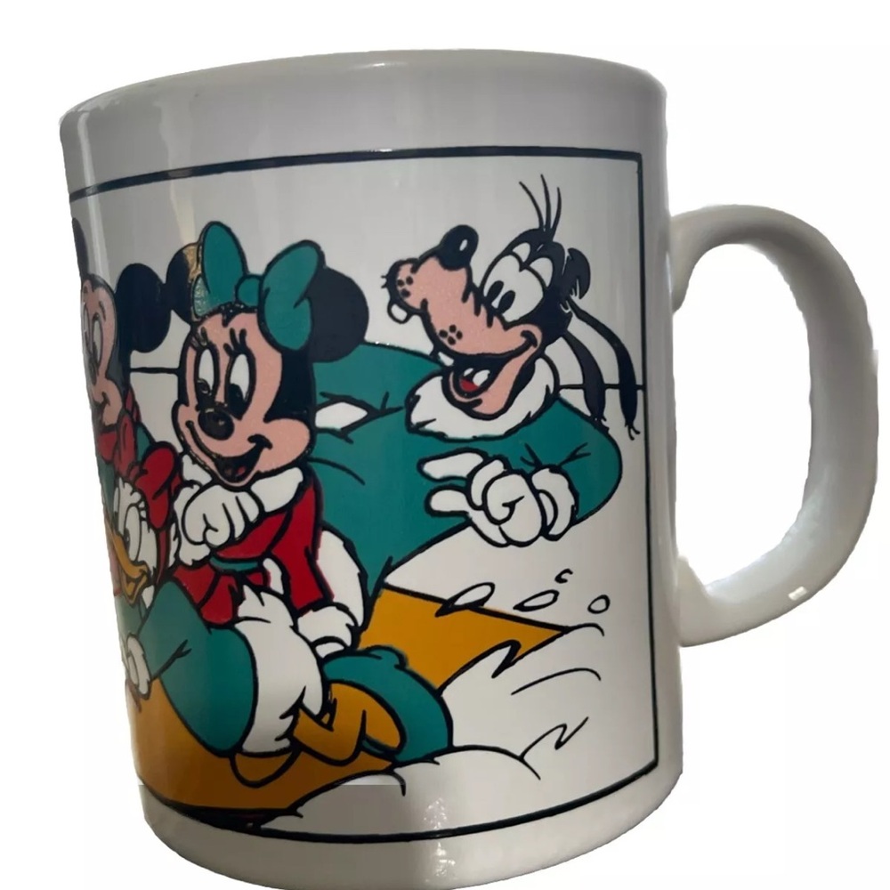Disney White Mug with Mickey and Friends